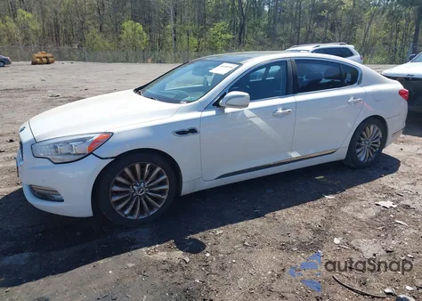 2015 Kia K900 Luxury z USA, uszkodzony, nr VIN KNALW4D41F6021135